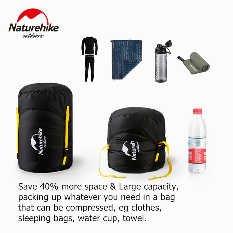 Ultralight Camping Compression Bag Portable Sleeping Bag Stuff Sack Travel Storage Organizer