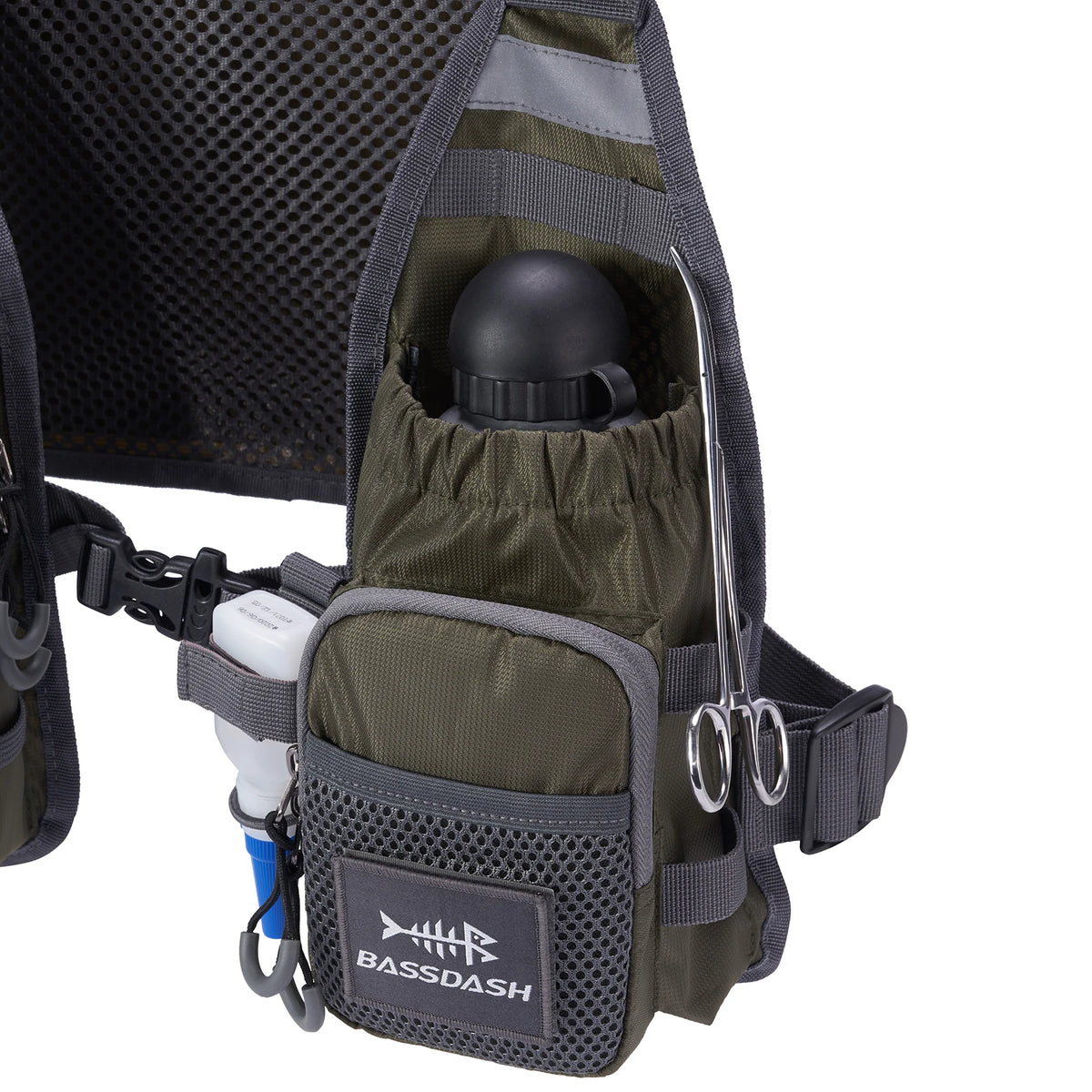 Ultra Lightweight Backcountry Survival Vest Adjustable Chest Pack Outdoor Storage Gear