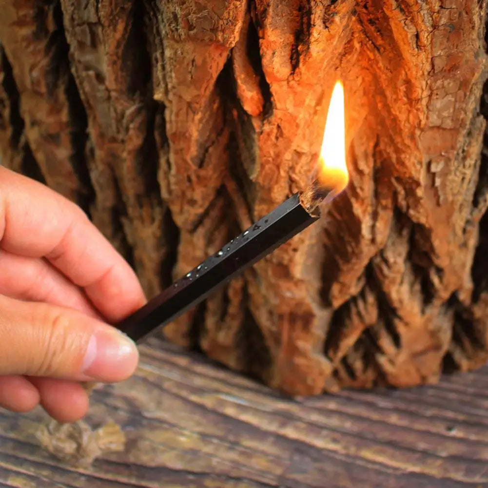 Waterproof Tinder Cord Fire Starter with Aluminium Bellows Portable Survival Wick Tool