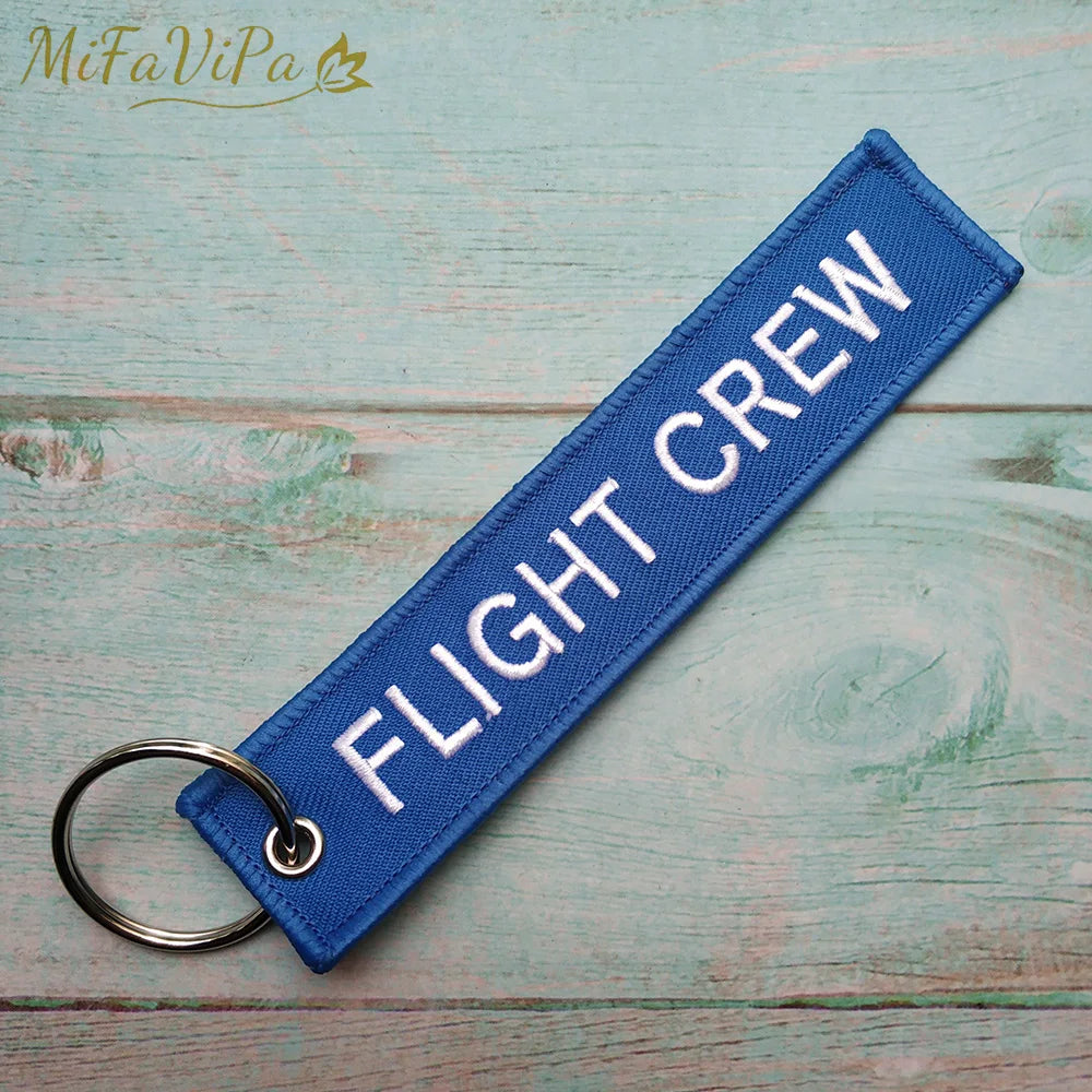 Cessna Embroidered Aviation Keychain Split Ring Pilot Key Ring Phone Strap Gift Accessory Chain