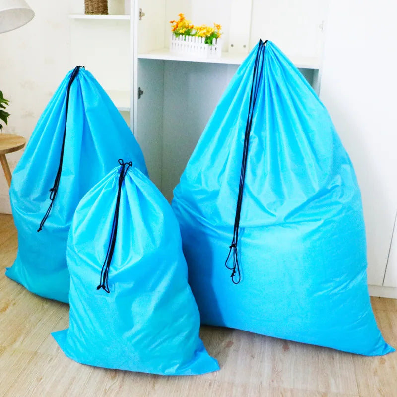 Extra Large Waterproof Storage Bags for Clothes Quilt Travel Organiser Drawstring Laundry Bag