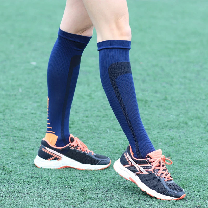 BROTHOCK 20-30mmHg Compression Socks Arrow Pattern Running Medical Travel Cycling Support
