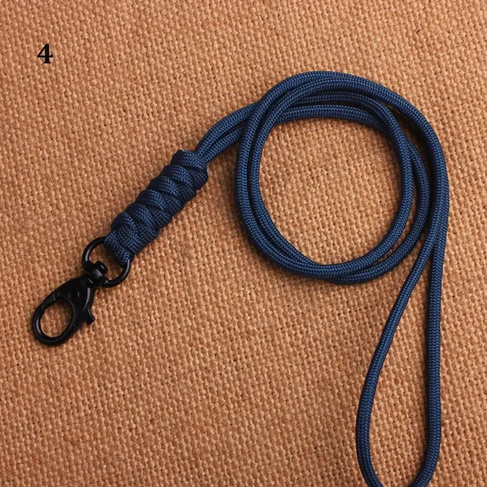 Paracord Survival Keychain with Rotatable Buckle Emergency Lanyard Backpack Key Ring Tool