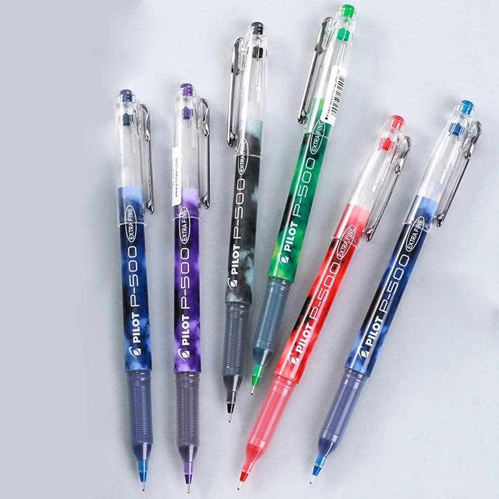 Retractable Liquid Gel Pen 0.5mm 0.7mm Smooth Writing Rollerball Office School Exam Pen Refillable
