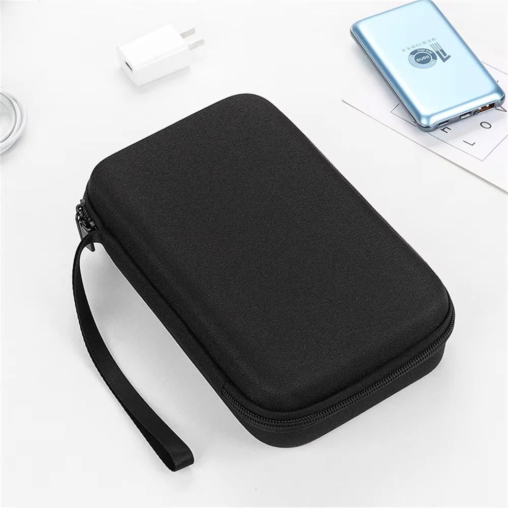 Large Capacity Travel Electronics Organizer EVA Hard Case Cable