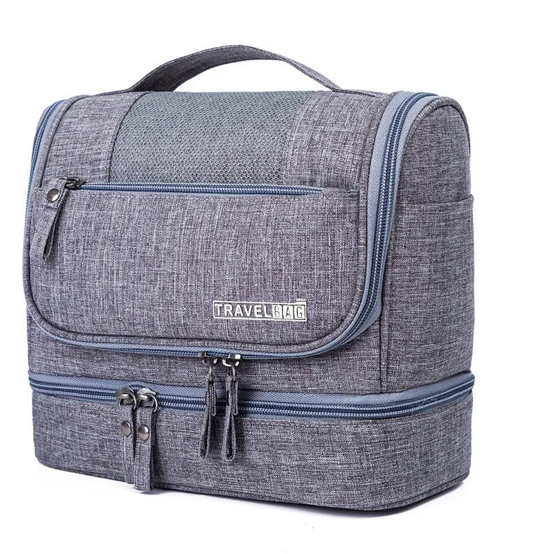 Portable Hanging Toiletry Washbag Waterproof Travel Cosmetic Storage Organiser Large Capacity