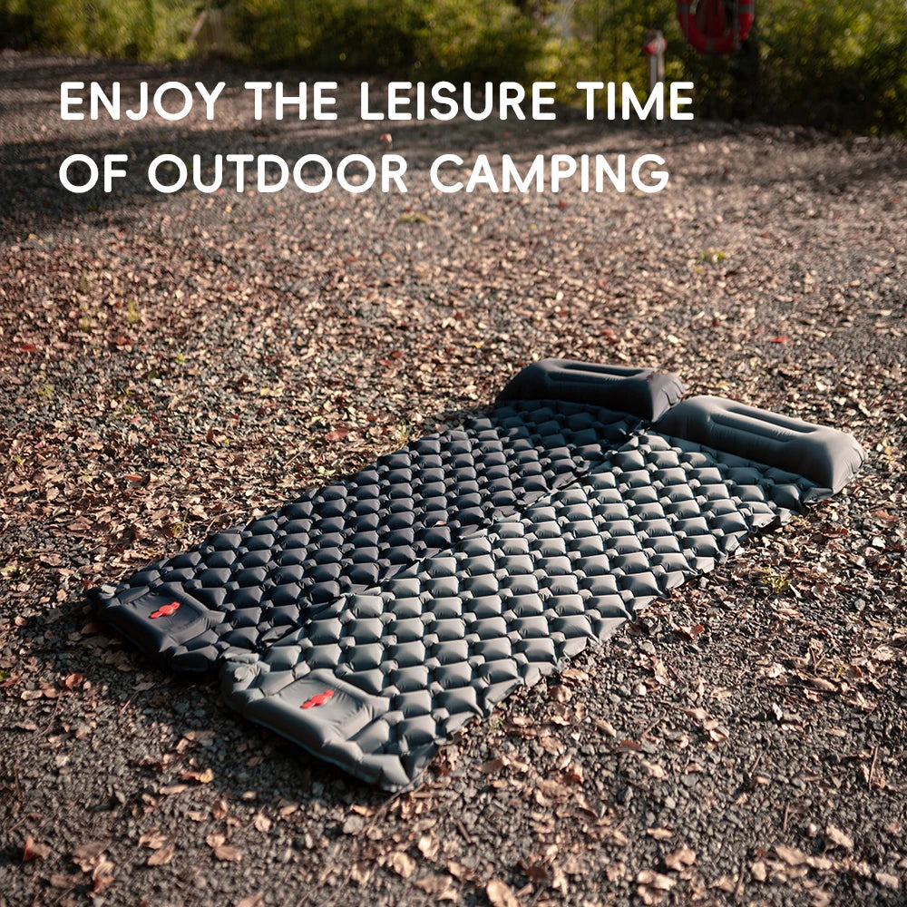 TARKA Inflatable Camping Mat Air Mattress with Pillow Ultralight Hiking Sleeping Pad Outdoor