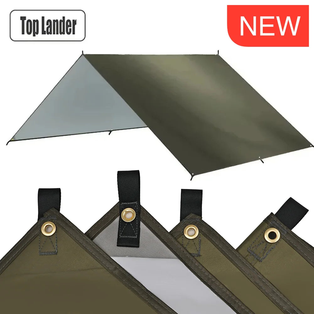 Waterproof Camping Tarp Sun Shelter Ultralight Outdoor Awning Tent Canopy for Hiking Travel