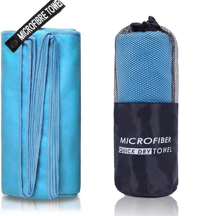DUTRIEUX Microfiber Quick Dry Gym Towel Silver Ion Odour Free Absorbent