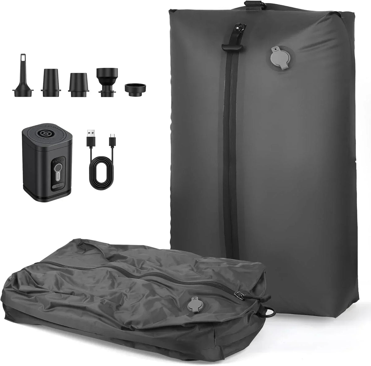 17L Vacuum Compression Storage Bag with Air Pump Reusable Travel Luggage Clothes Organiser