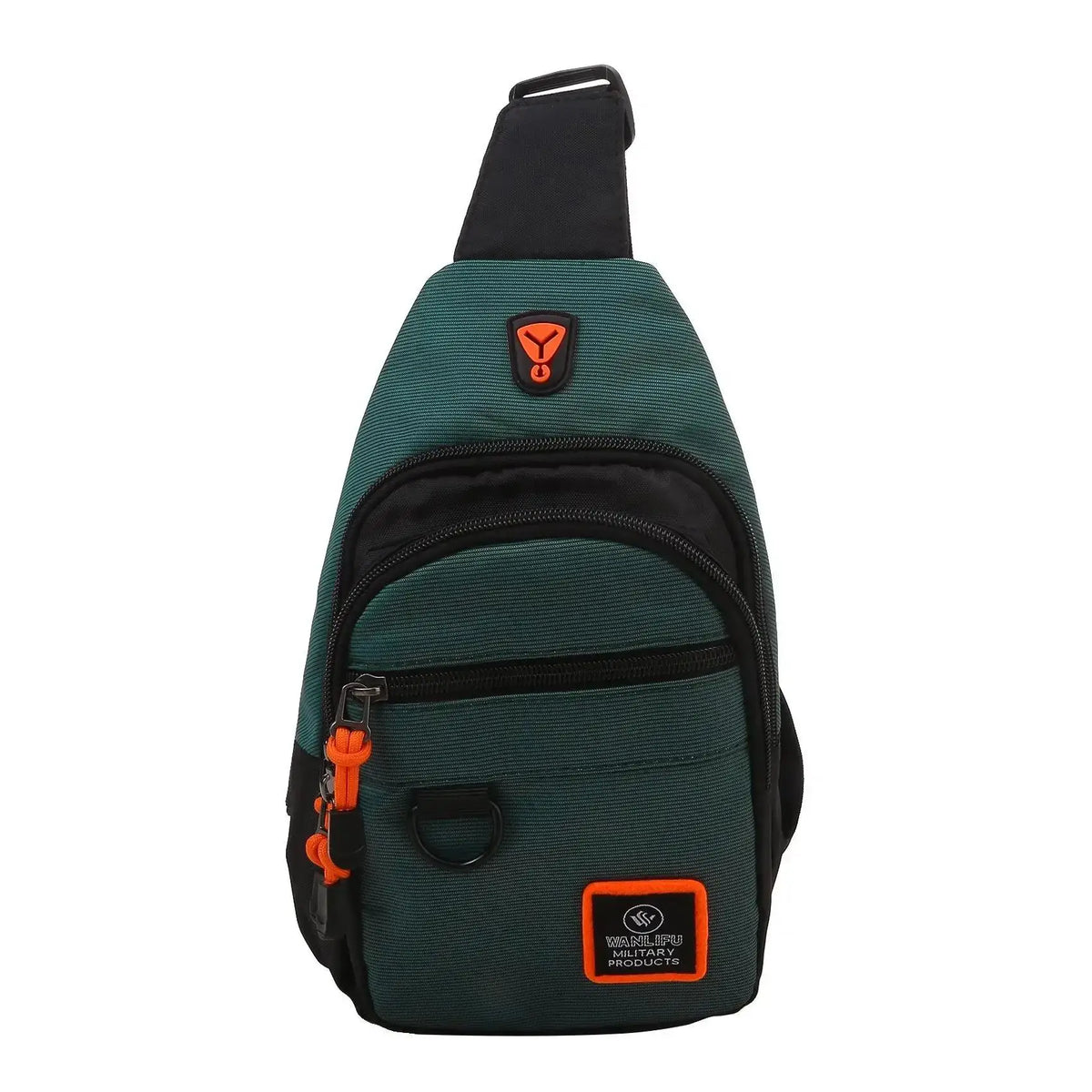 Men Business Chest Shoulder Bag Multi Layer Crossbody Travel