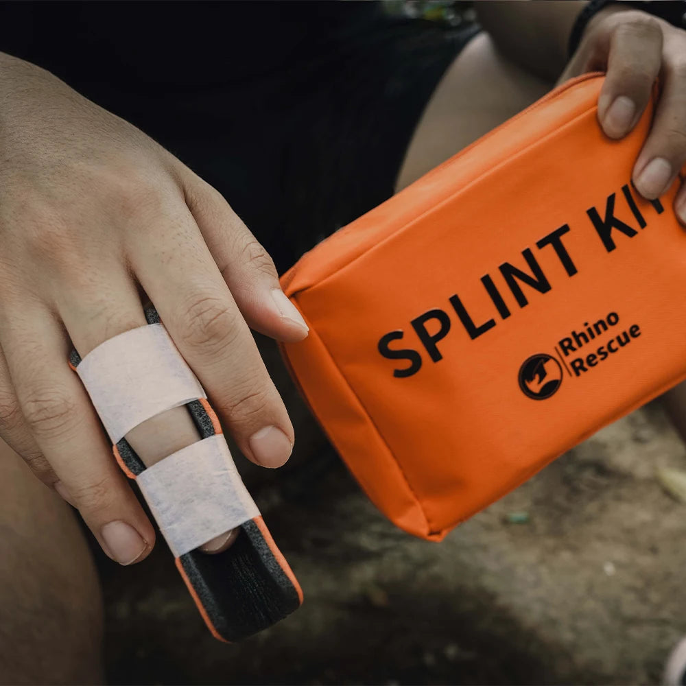 RHINO RESCUE Splint Kit Reusable Tactical First Aid Immobilisation Set, Combat, Medical Kit