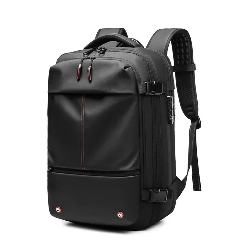 Vacuum Compression Laptop Backpack 17 Inch Expandable Travel Business School Hiking Bag