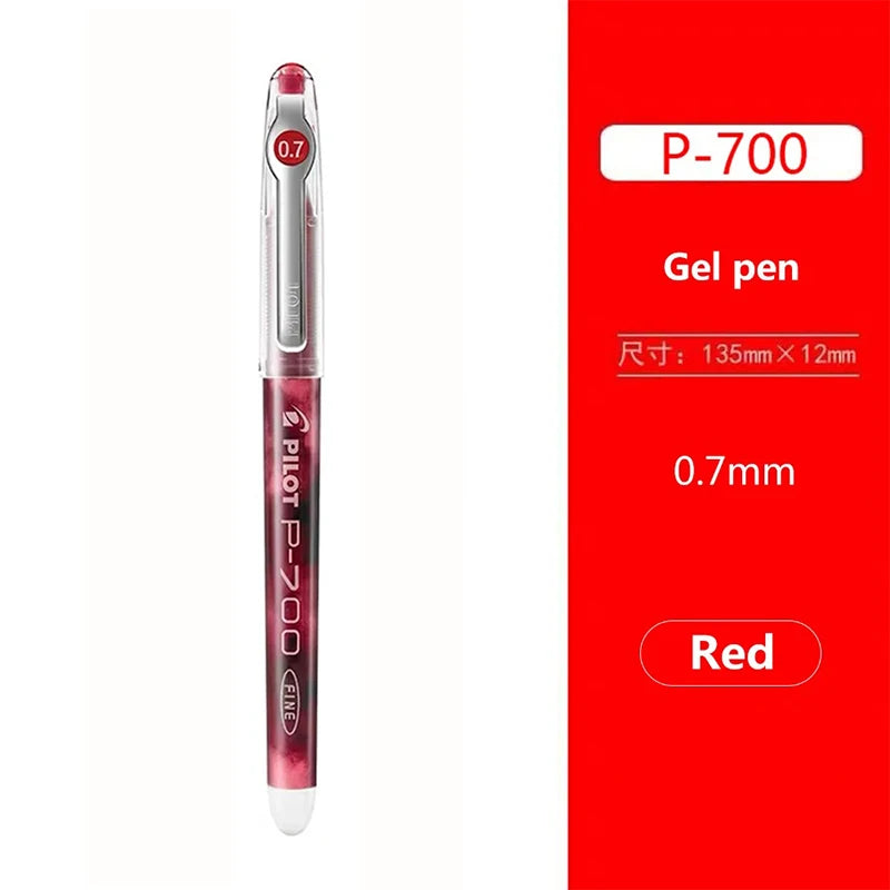 Retractable Liquid Gel Pen 0.5mm 0.7mm Smooth Writing Rollerball Office School Exam Pen Refillable