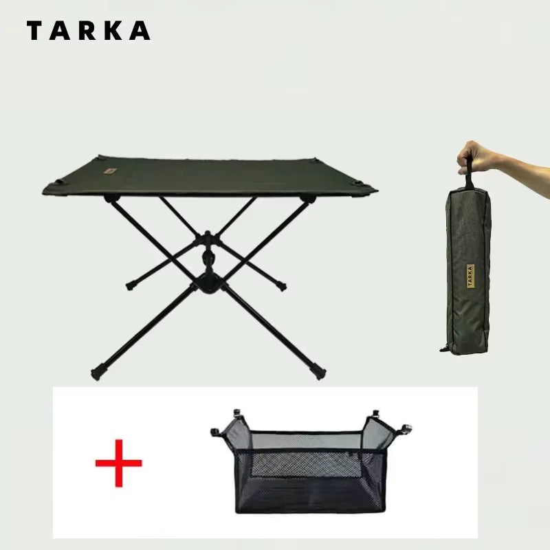 TARKA Lightweight Folding Camping Table Oxford Fabric Portable Picnic Fishing Travel Hiking