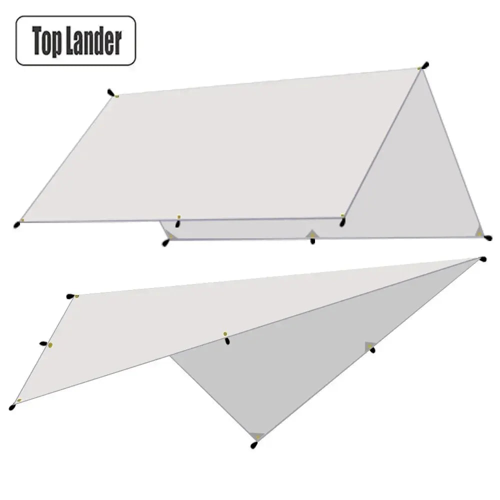 Waterproof Camping Tarp Sun Shelter Ultralight Outdoor Awning Tent Canopy for Hiking Travel