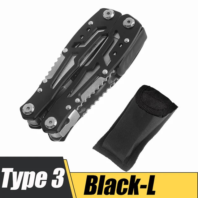 Multifunction Folding Pliers Pocket Knife Stainless Steel Outdoor Camping Survival Multi Tool