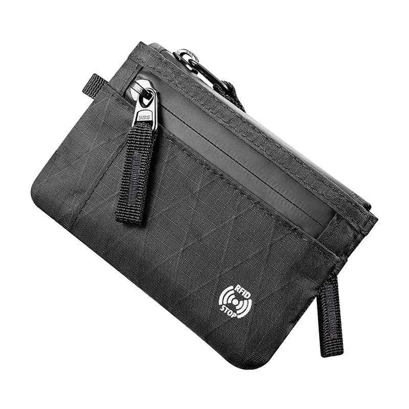 RFID Blocking Travel Neck Pouch Anti-Theft Passport Holder Document Wallet Card Organiser for Travel