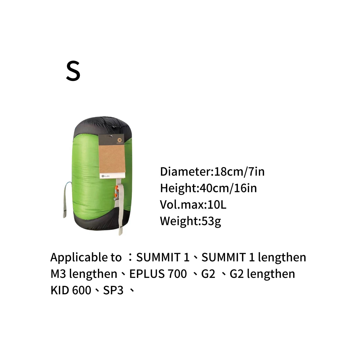 Waterproof Compression Sack Ultralight Nylon Sleeping Bag Storage Stuff Sack Outdoor Camping