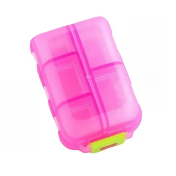 OEMG Travel Pill Organizer Moisture Proof Pocket Medicine Vitamin Holder Case Portable Box