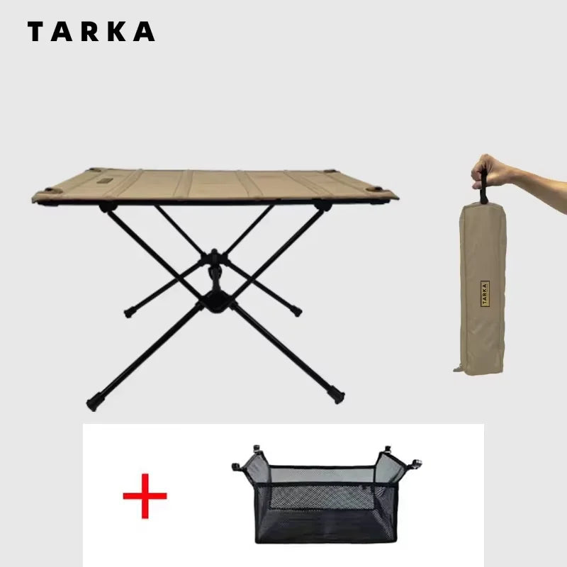 TARKA Lightweight Folding Camping Table Oxford Fabric Portable Picnic Fishing Travel Hiking