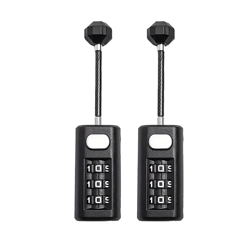 Mini 3 Position Combination Luggage Lock Resettable Backpack Cabinet Padlock