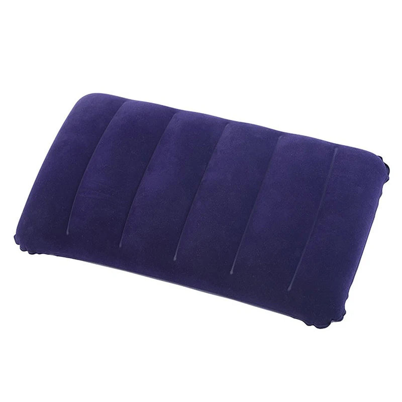 Portable Inflatable Neck Pillow Self Filling Travel Camping Support Cushion