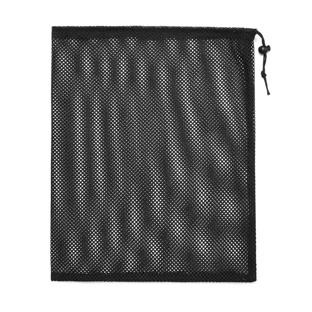 Breathable Nylon Mesh Drawstring Storage Pouch for Travel Laundry and Multi Purpose Organisation
