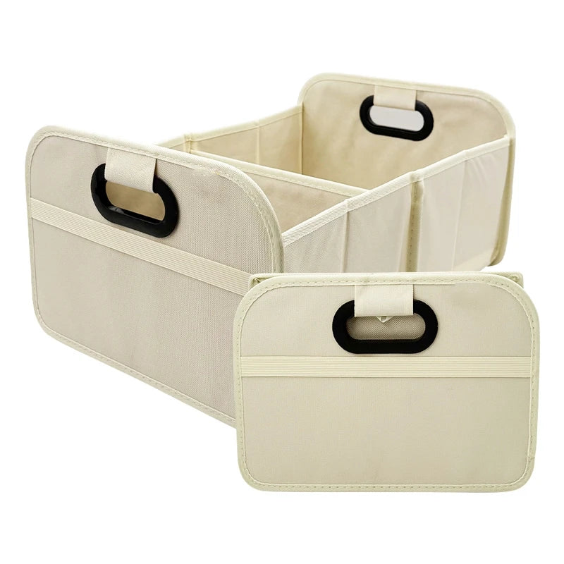 Foldable Car Boot Organiser Storage Box Portable SUV Camping Travel Cargo Organiser with Handles