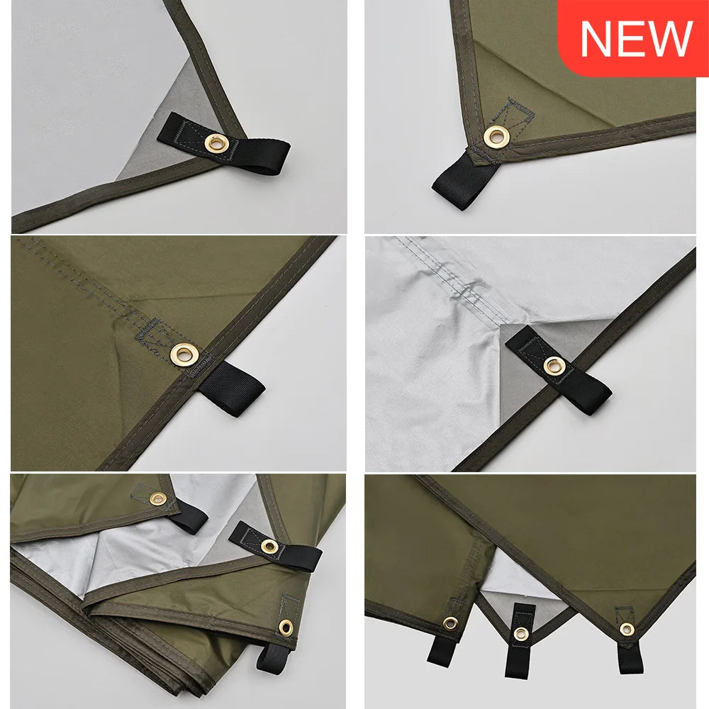 Waterproof Camping Tarp Sun Shelter Ultralight Outdoor Awning Tent Canopy for Hiking Travel