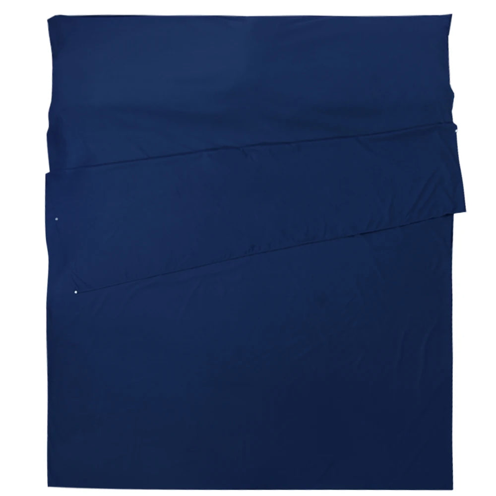 Backcountry Hut Cotton Sleeping Bag Liner Adult Hybrid Style Lightweight Camping Travel Hiking Bag