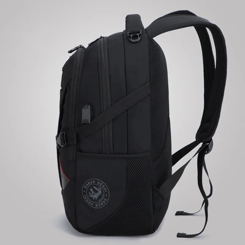 Anti Theft Laptop Backpack 17 Inch Waterproof USB Charging Business Travel Backpack with Air Cushion