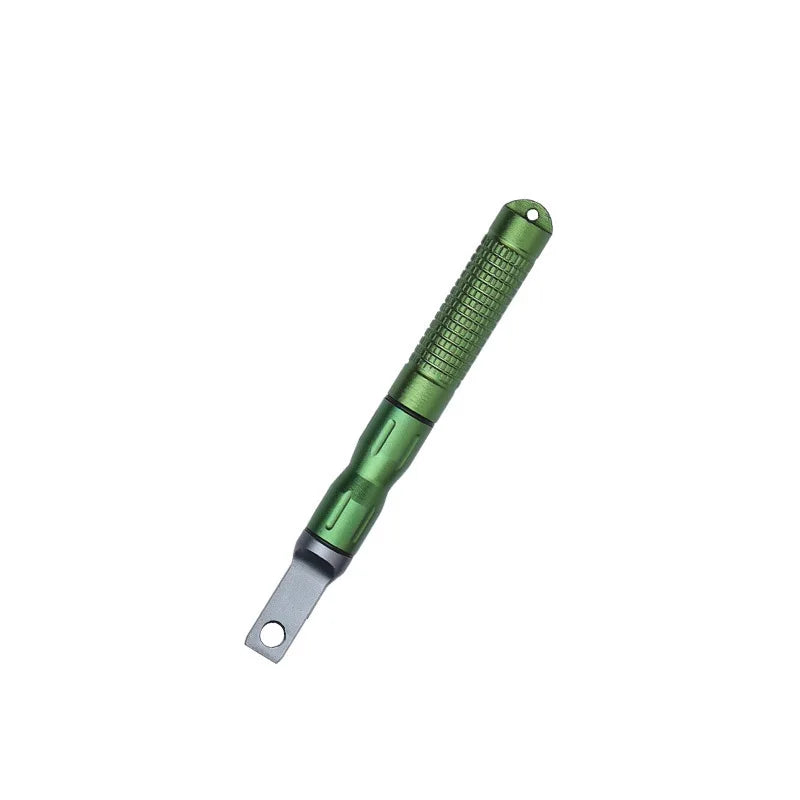 Outdoor Flint Fire Starter Waterproof Magnesium Rod Survival Tool with Wood Handle for Camping