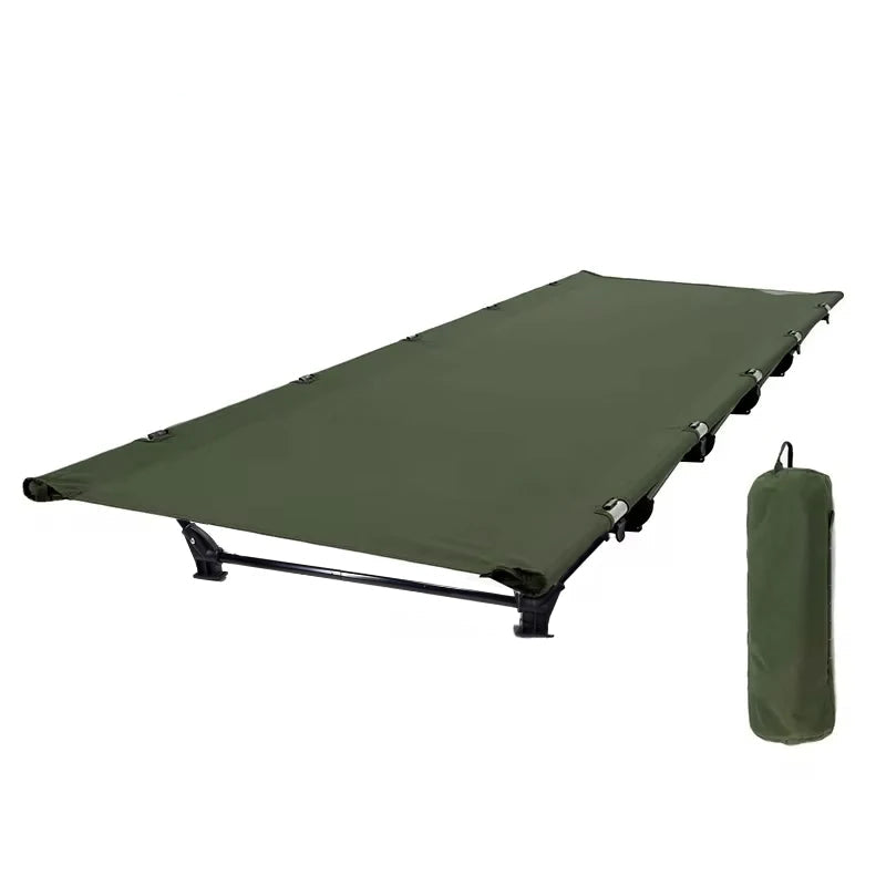 Portable Folding Camping Cot Bed Ultralight Compact Outdoor Sleeping Tent Bed for Travel Gear