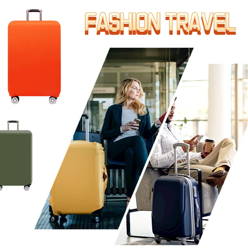QUEENSHOW Luggage Dust Cover Suitcase Protector 18-32 Inch Travel Case