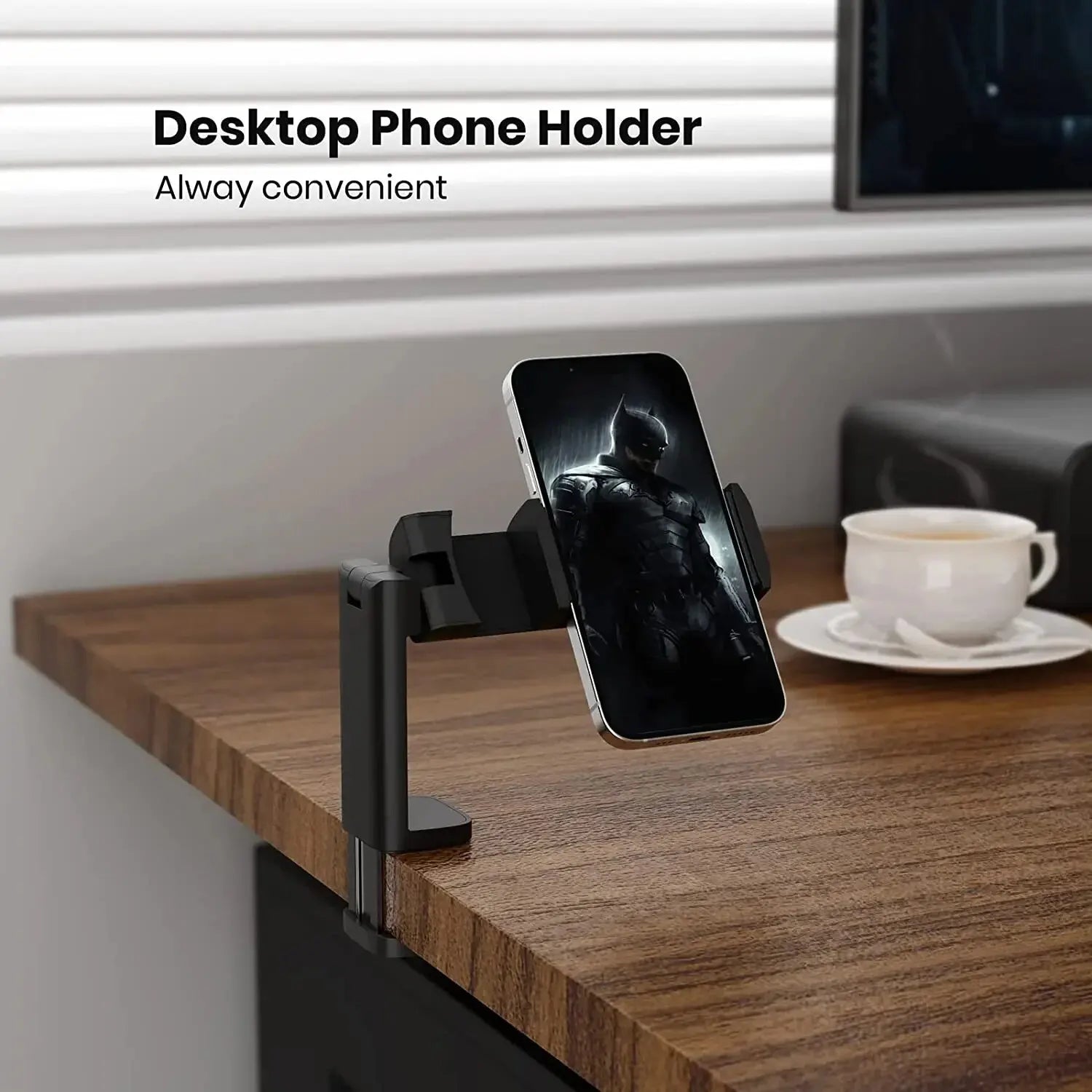 360° Foldable Airplane Phone Holder Stand, Universal Travel Seat Mount for 4.7-6.9 Inch Phone