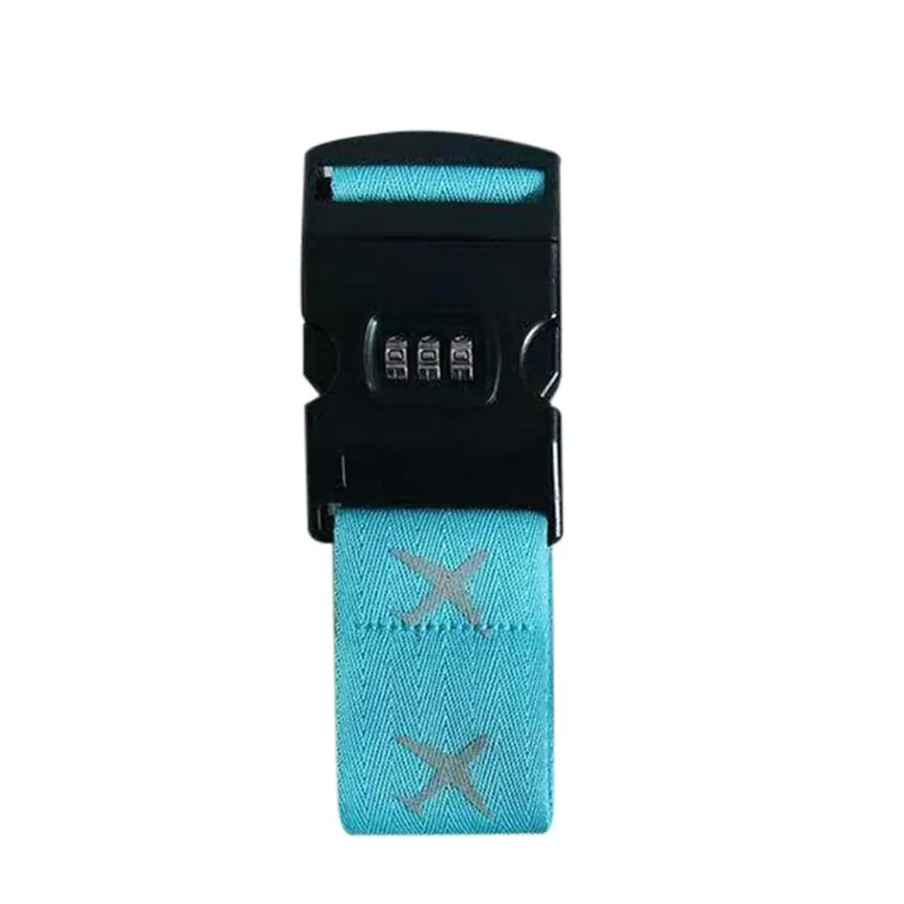 Adjustable Password Lock Luggage Strap 5x200cm Anti Theft