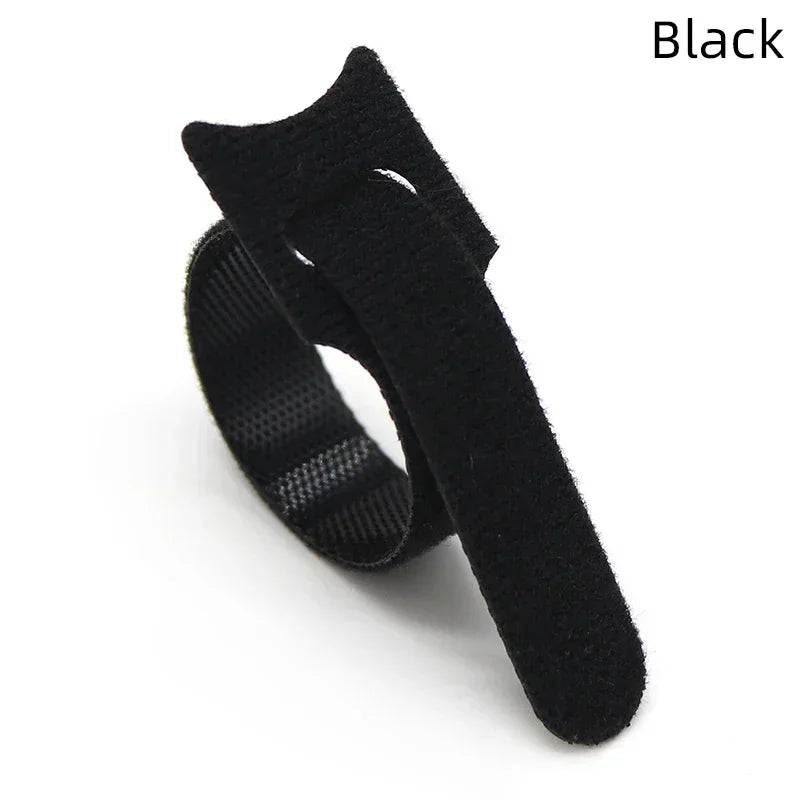 Releasable Nylon Cable Ties 15-30cm Hook Loop Straps