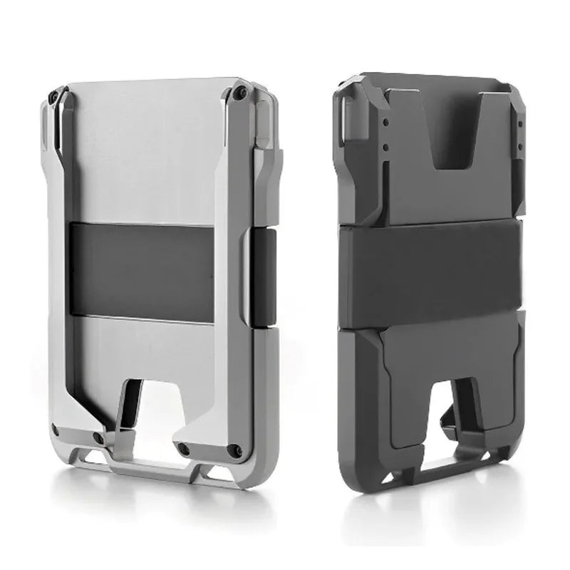 RFID Metal Airtag Wallet Slim Aluminium Card Holder for Apple AirTag Men’s Travel Wallet