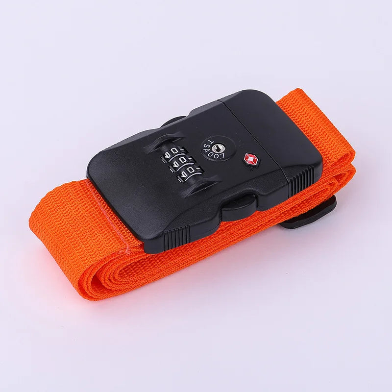TSA Password Customs Lock Luggage Cross Belt 2M Adjustable Strap