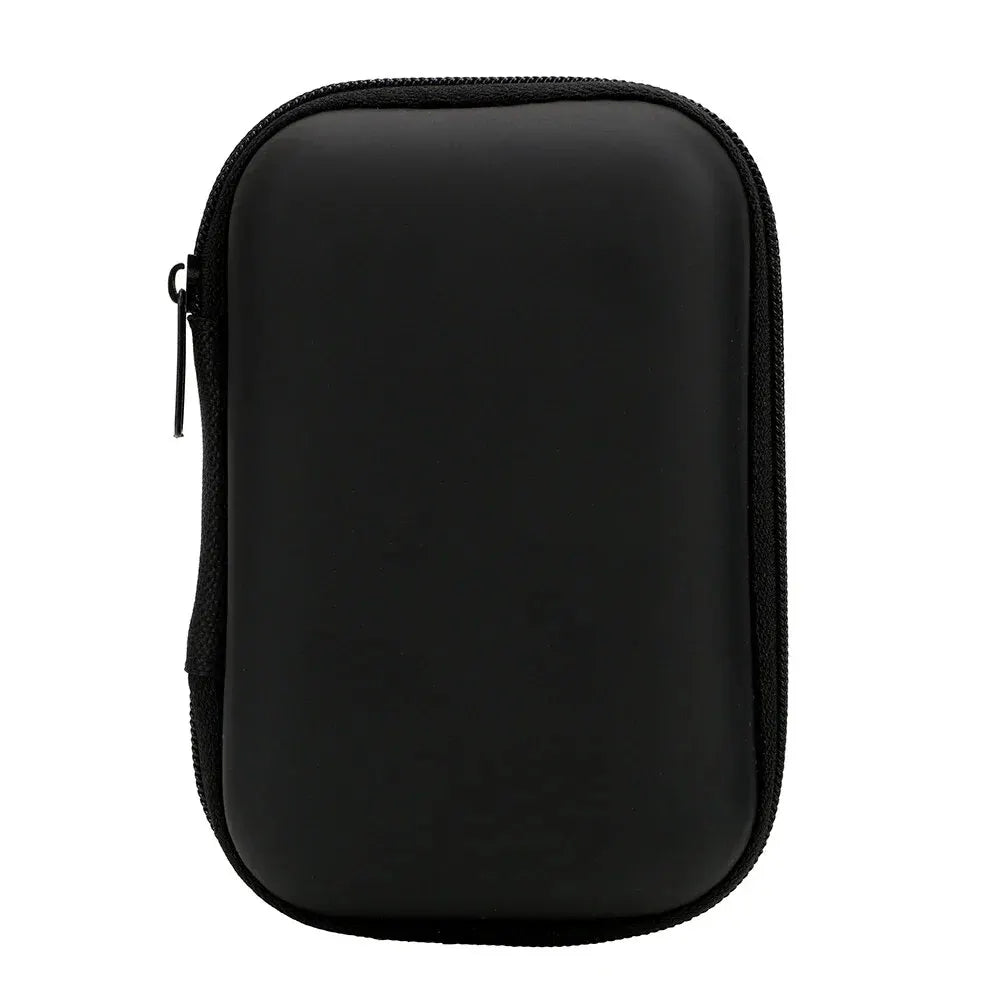 Portable Travel Cable Organizer Zipper Earphone Charging Case