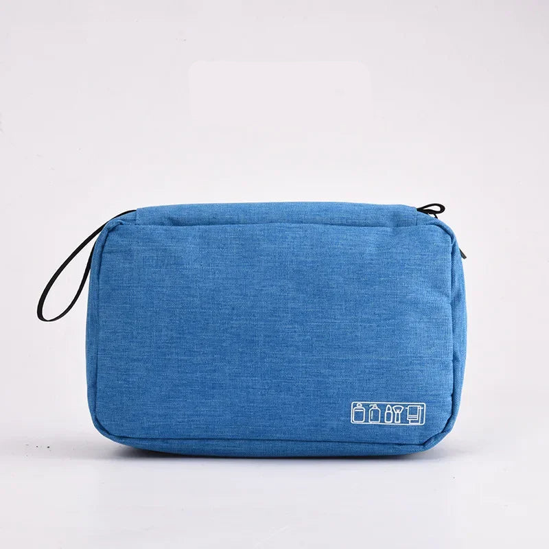 Hanging Travel Cosmetic Bag Foldable Toiletry and Makeup Organiser with Hook for Men and Women