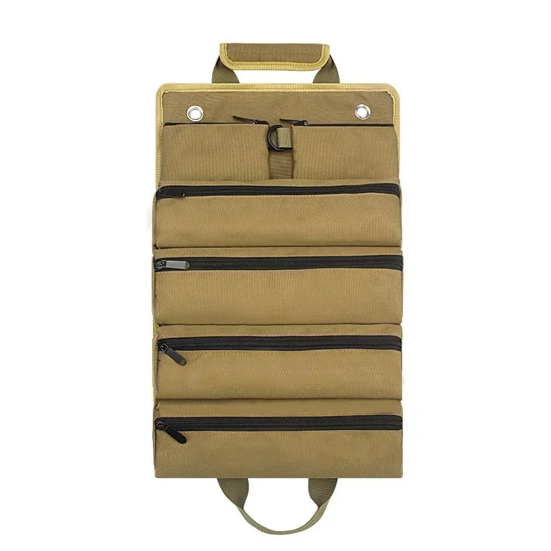 GIOIO Multi Purpose Tool Bag Roll Up Multi Pocket Hardware Organizer Pouch Nylon
