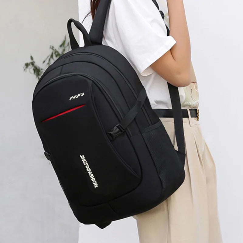 Canvas Laptop Travel Bag Dual Shoulder Briefcase Backpack Lightweight Unisex Work Carry Bag