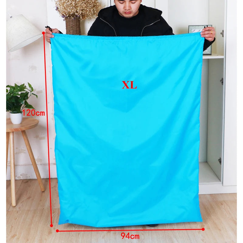 Extra Large Waterproof Storage Bags for Clothes Quilt Travel Organiser Drawstring Laundry Bag