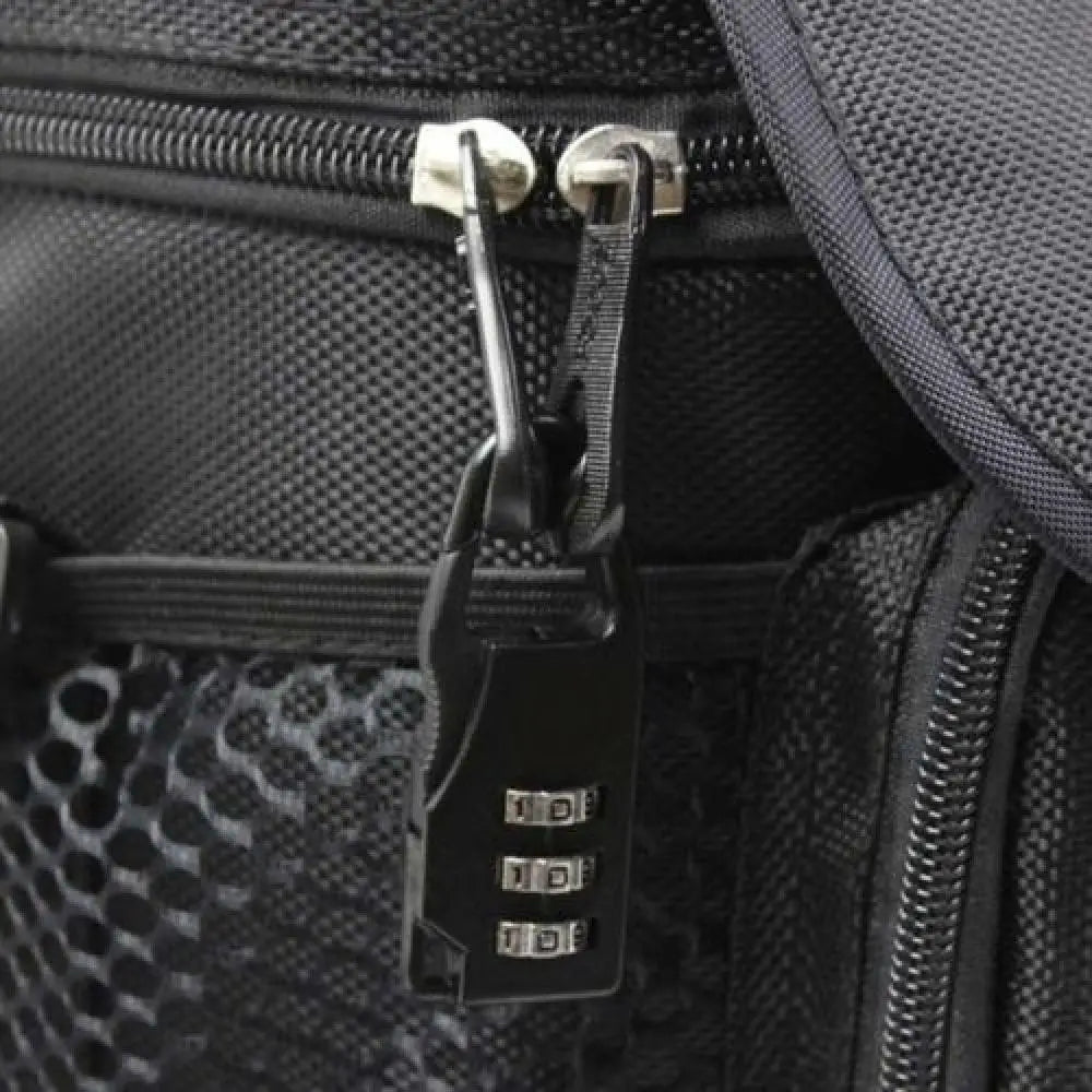 Mini 3 Digit Dial Resettable Travel Luggage Lock Suitcase Backpack Padlock Secure