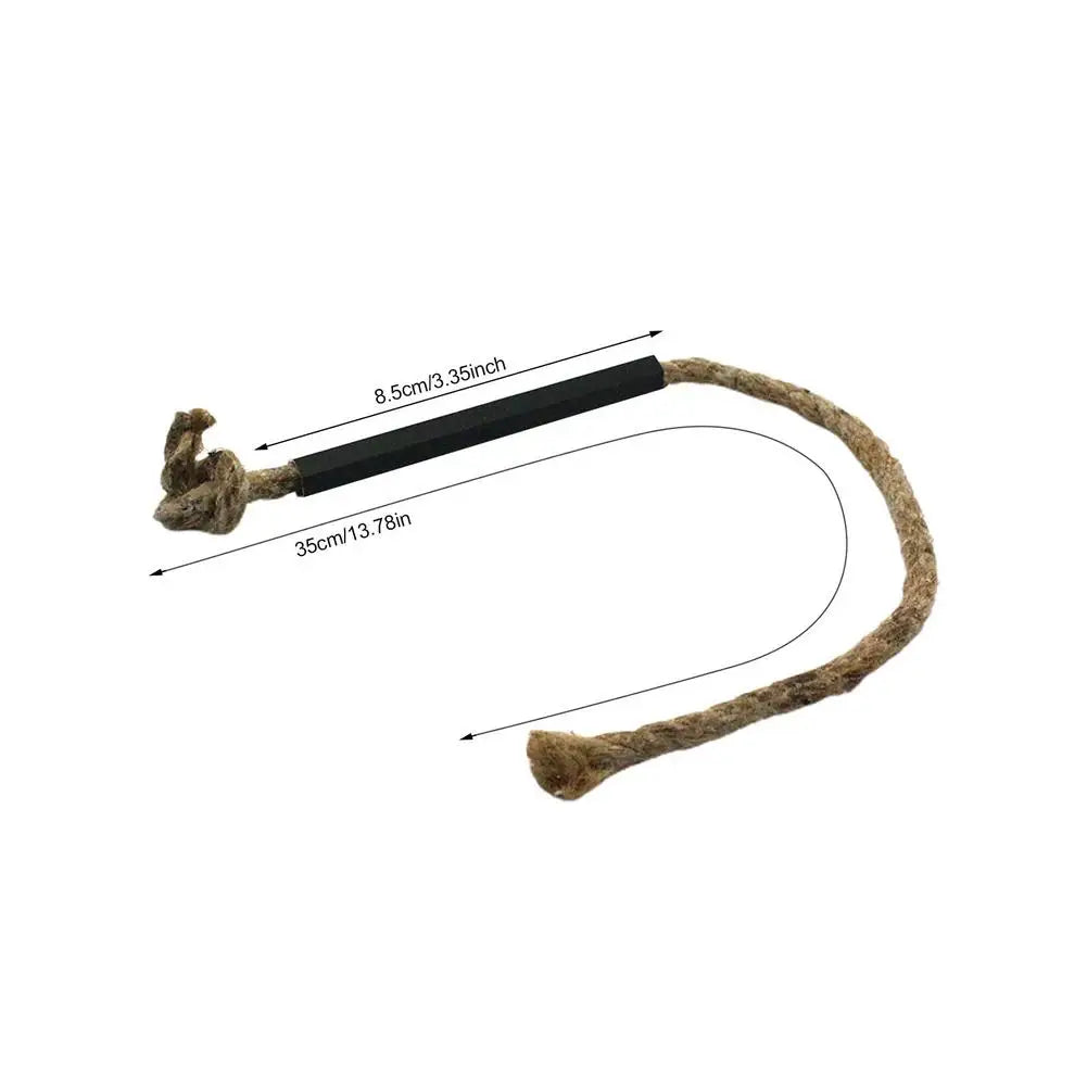 Waterproof Tinder Cord Fire Starter with Aluminium Bellows Portable Survival Wick Tool