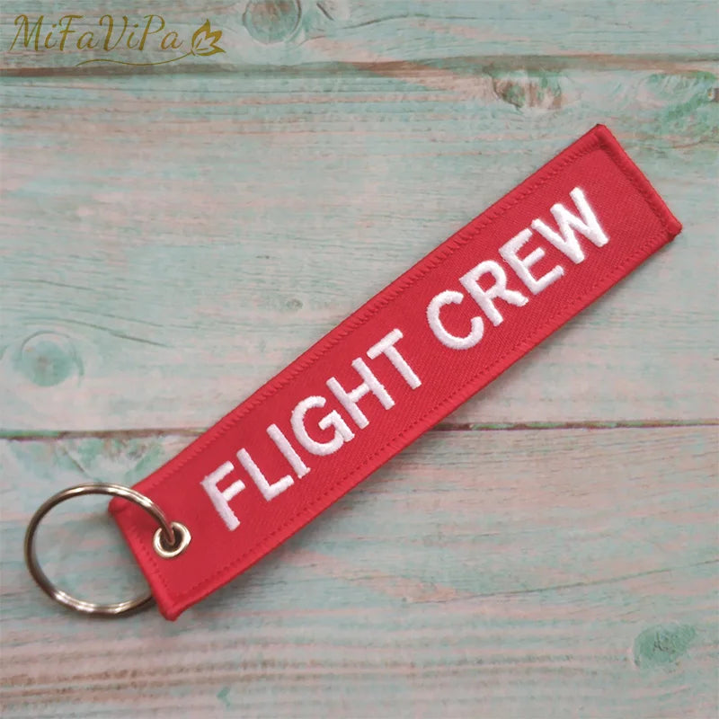 Cessna Embroidered Aviation Keychain Split Ring Pilot Key Ring Phone Strap Gift Accessory Chain