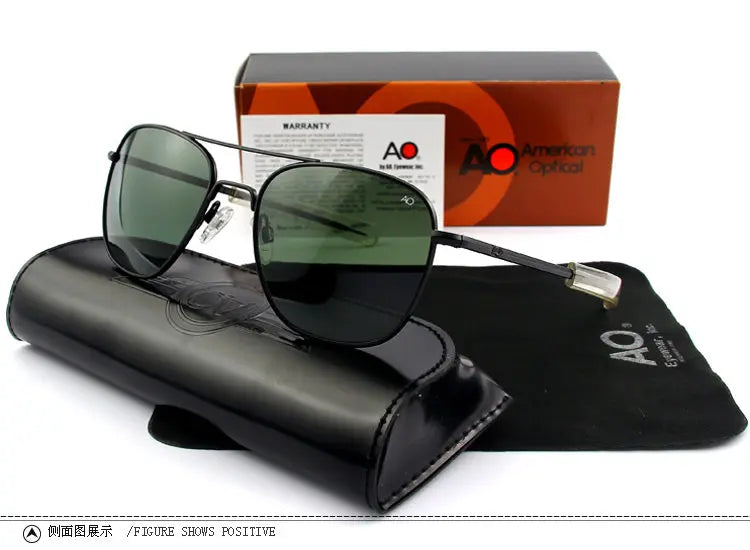 Aviation Sunglasses UV400 Glass Lenses Alloy Frame Pilot Style Driving Sunglasses for Men and Women