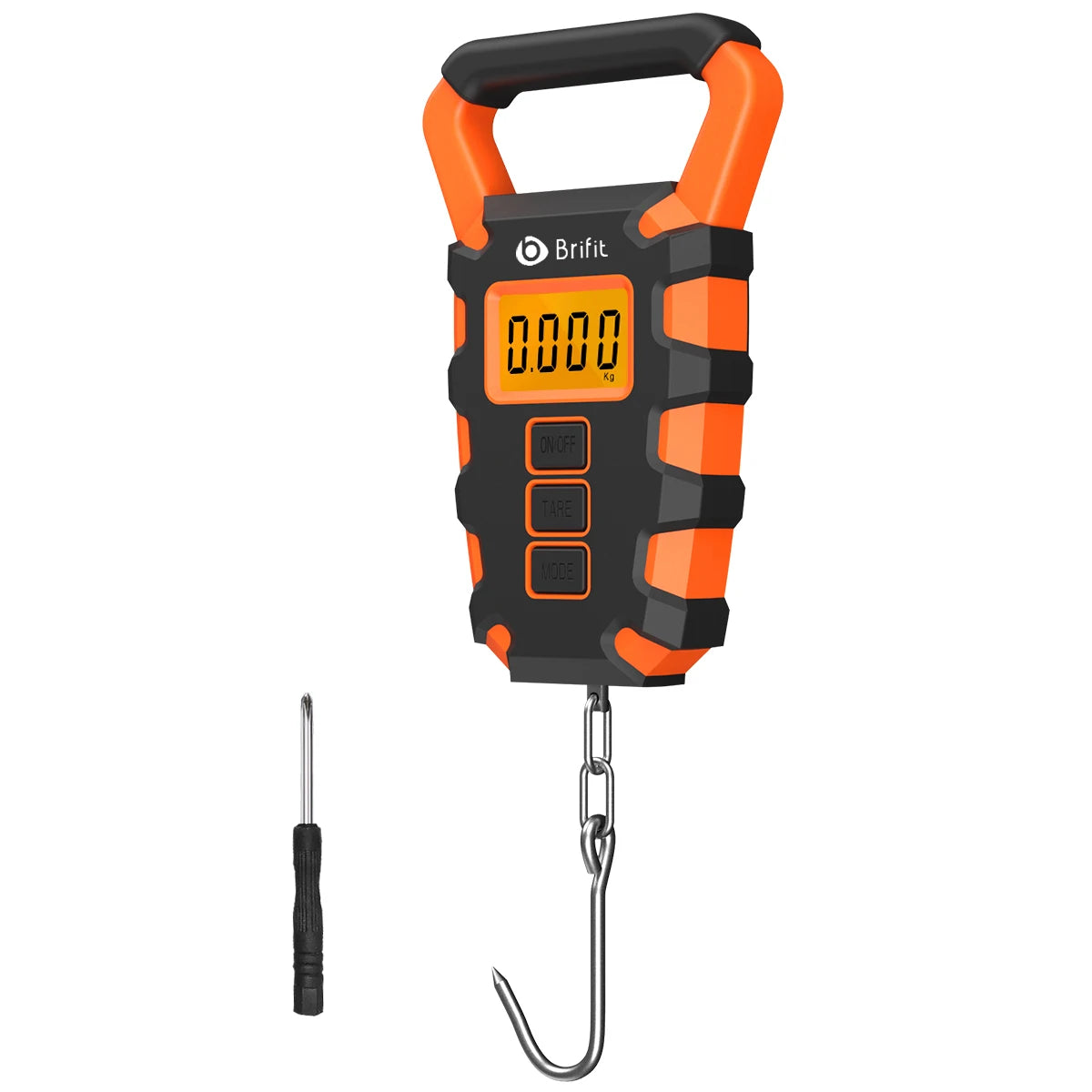50kg Digital Luggage Scale with Tape Measure, Portable Hanging Travel Weighing Scale